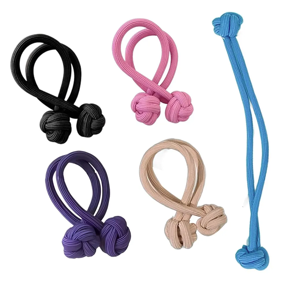 Soft Elastic Knotted Hair Tie Set for Women &amp; Girls